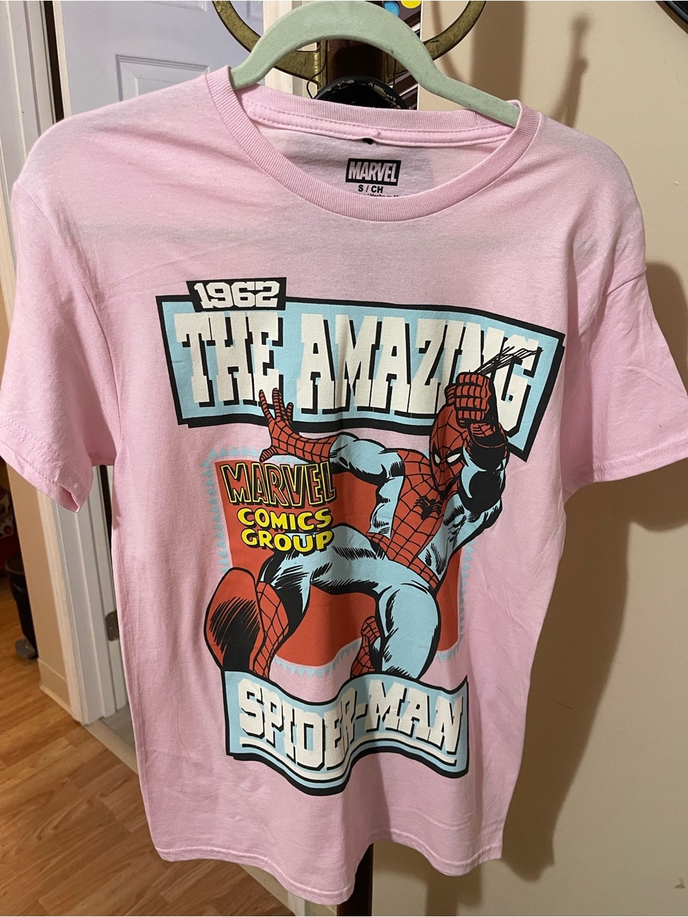 Marvel Pink Spider-Man Retro Comic Tee